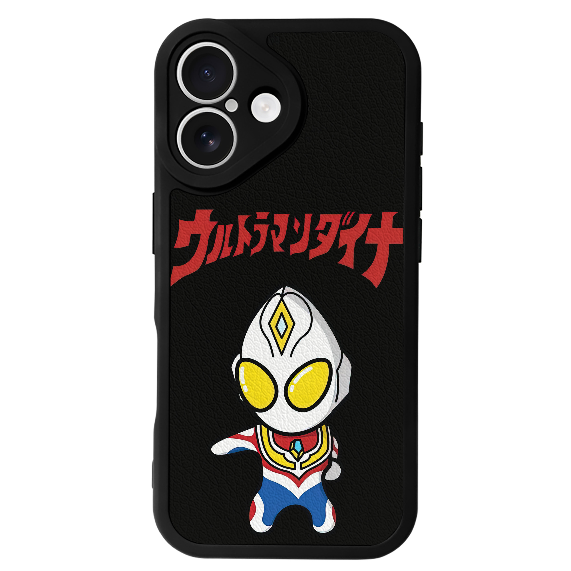 （画像用） ウルトラマン Ultraman 【iPhone 16シリーズ対応】シリコンスマホケース（レザー調） 材質：シリコン